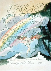Titelseite, recto, Platte 2 aus Visionen der Töchter Albions, 1793